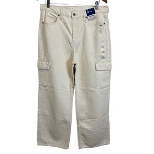 Women’s Old Navy Sky-Hi Wide Leg Cargo Pocket